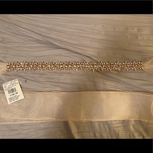 Dress belt • brand new • gold •